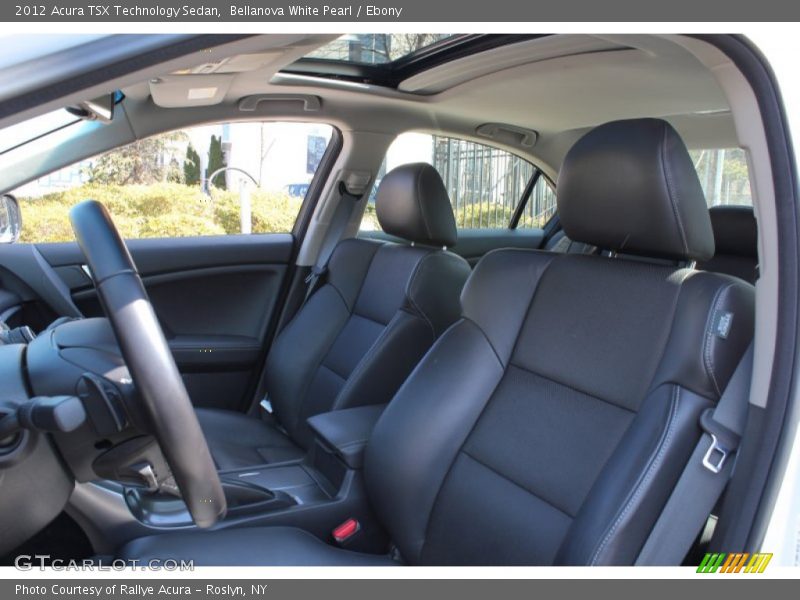 Bellanova White Pearl / Ebony 2012 Acura TSX Technology Sedan