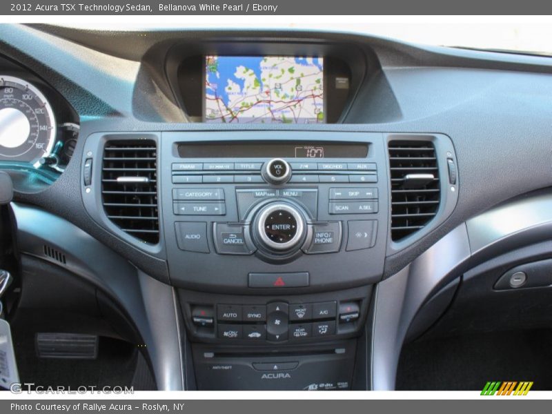 Bellanova White Pearl / Ebony 2012 Acura TSX Technology Sedan