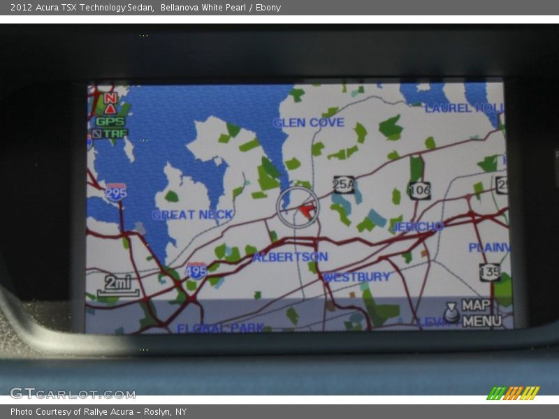 Bellanova White Pearl / Ebony 2012 Acura TSX Technology Sedan
