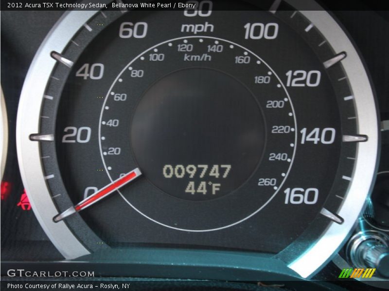Bellanova White Pearl / Ebony 2012 Acura TSX Technology Sedan