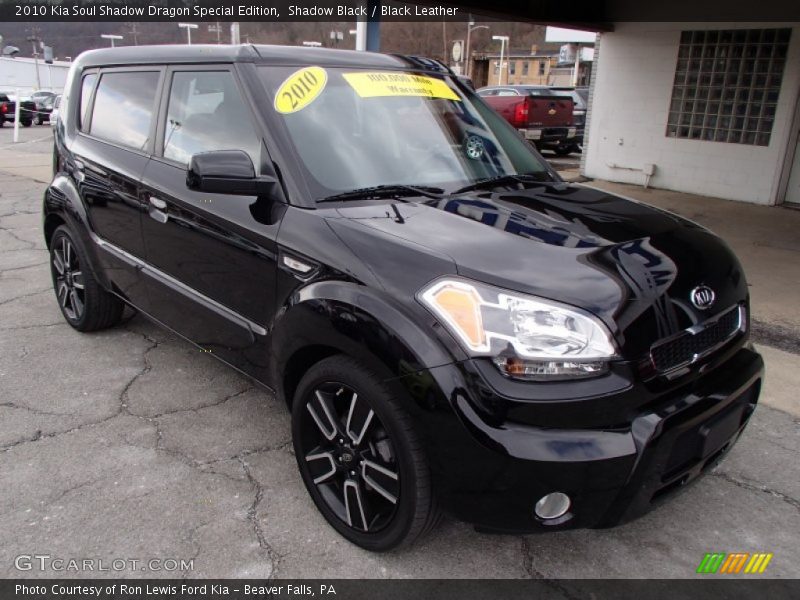 Shadow Black / Black Leather 2010 Kia Soul Shadow Dragon Special Edition