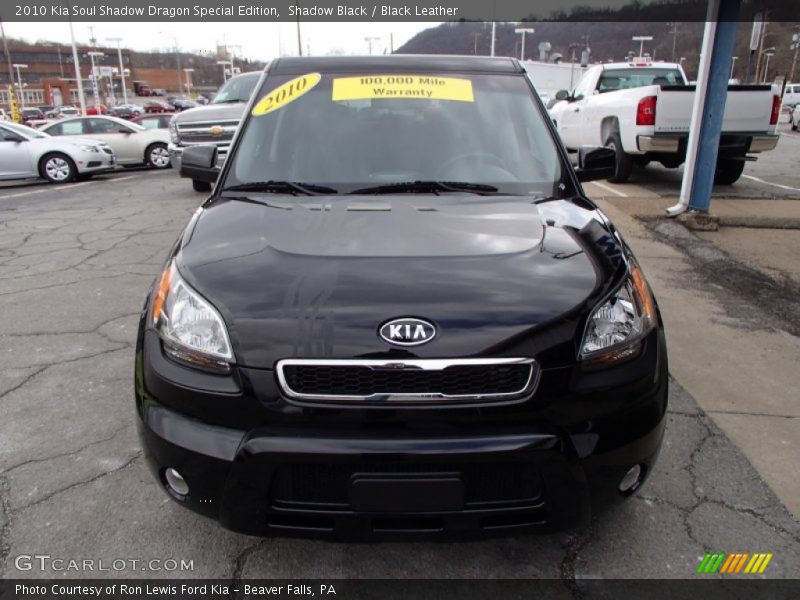 Shadow Black / Black Leather 2010 Kia Soul Shadow Dragon Special Edition