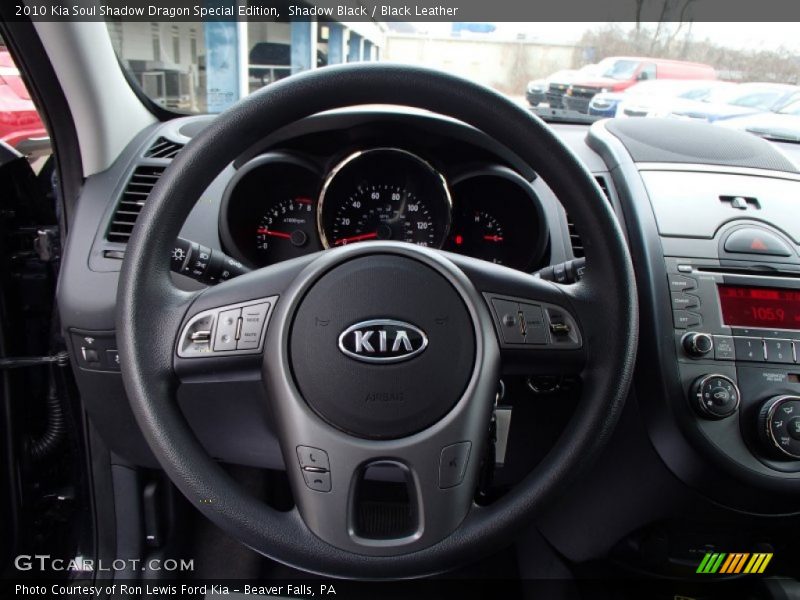 Shadow Black / Black Leather 2010 Kia Soul Shadow Dragon Special Edition
