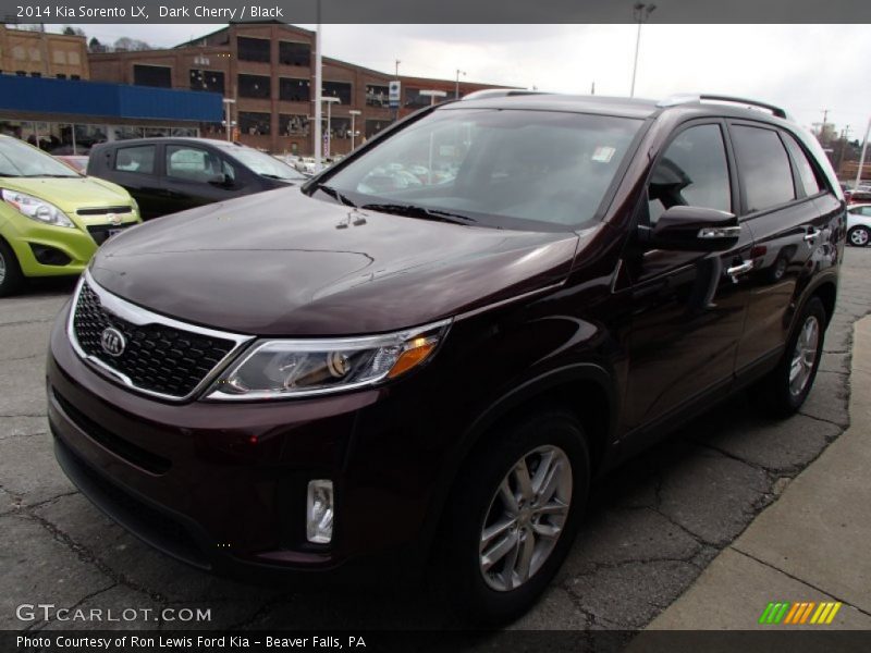 Dark Cherry / Black 2014 Kia Sorento LX