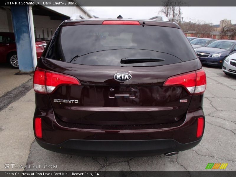 Dark Cherry / Black 2014 Kia Sorento LX