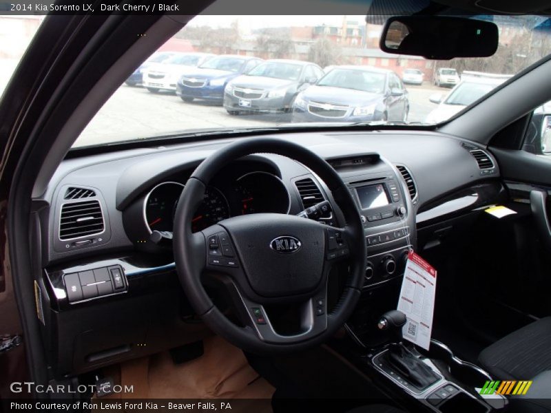 Dark Cherry / Black 2014 Kia Sorento LX