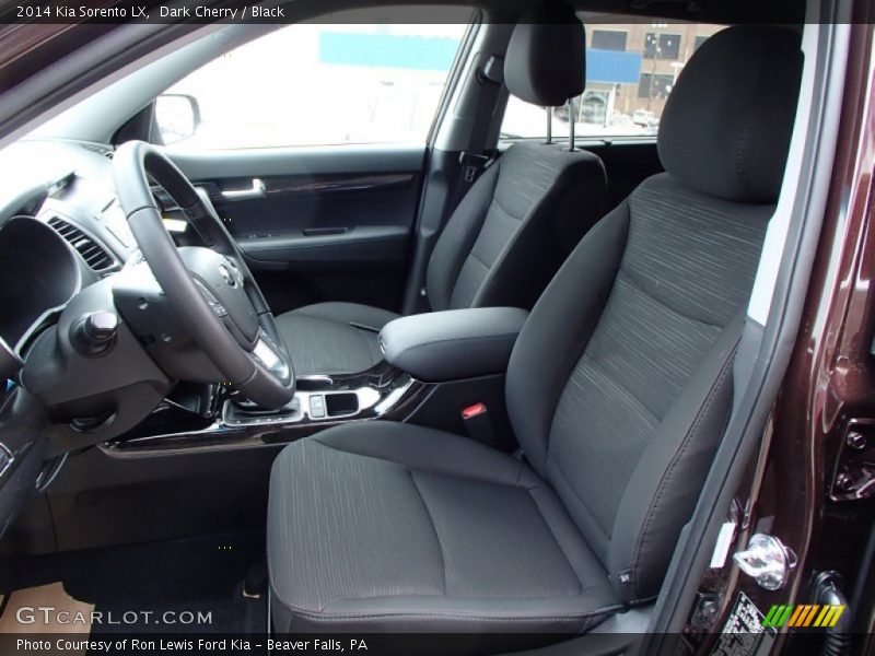 Dark Cherry / Black 2014 Kia Sorento LX