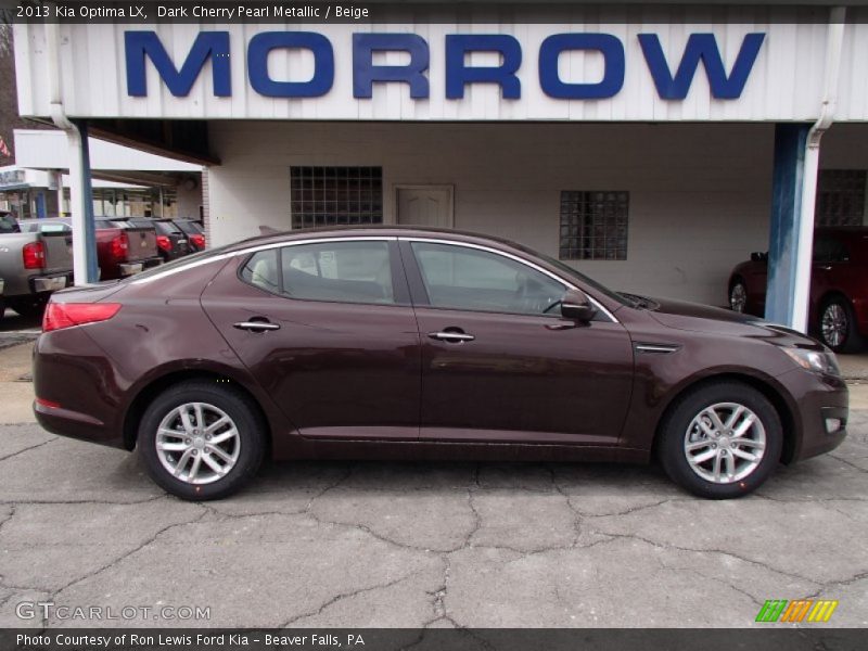 Dark Cherry Pearl Metallic / Beige 2013 Kia Optima LX