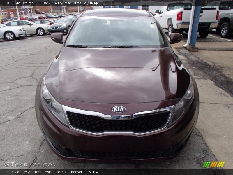 Dark Cherry Pearl Metallic / Beige 2013 Kia Optima LX