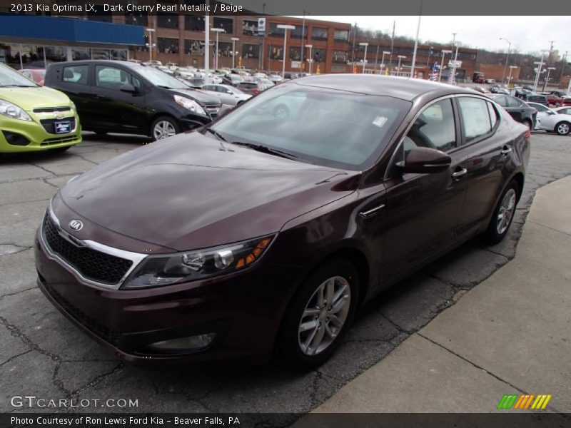 Dark Cherry Pearl Metallic / Beige 2013 Kia Optima LX