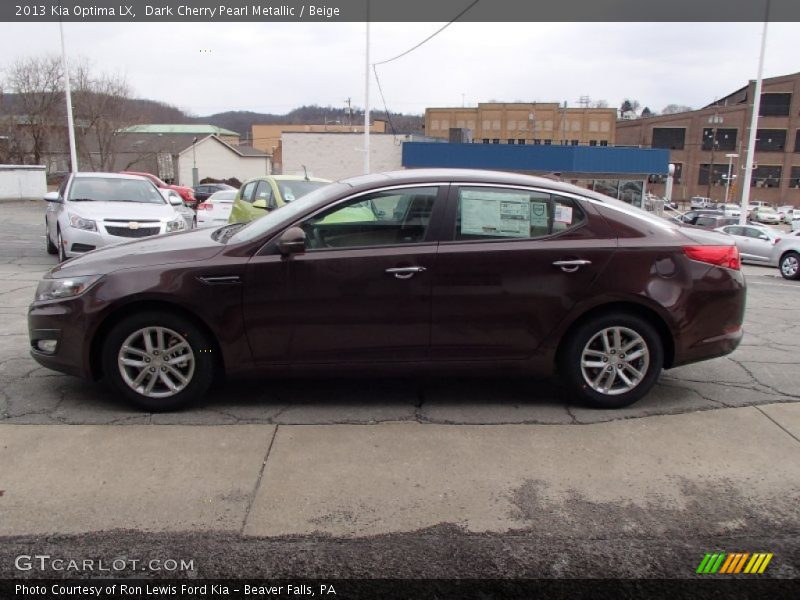 Dark Cherry Pearl Metallic / Beige 2013 Kia Optima LX