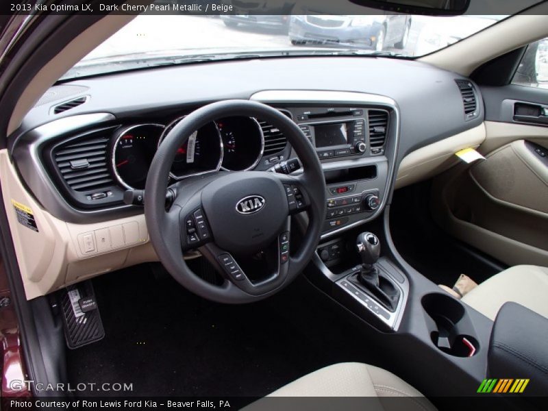 Dashboard of 2013 Optima LX