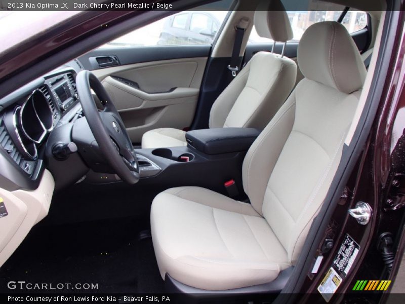  2013 Optima LX Beige Interior
