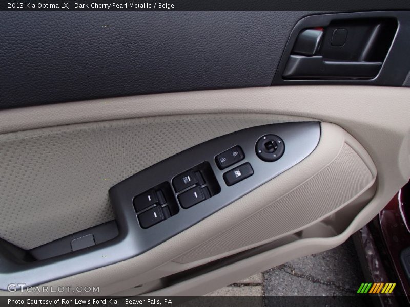 Dark Cherry Pearl Metallic / Beige 2013 Kia Optima LX