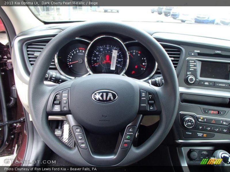  2013 Optima LX Steering Wheel