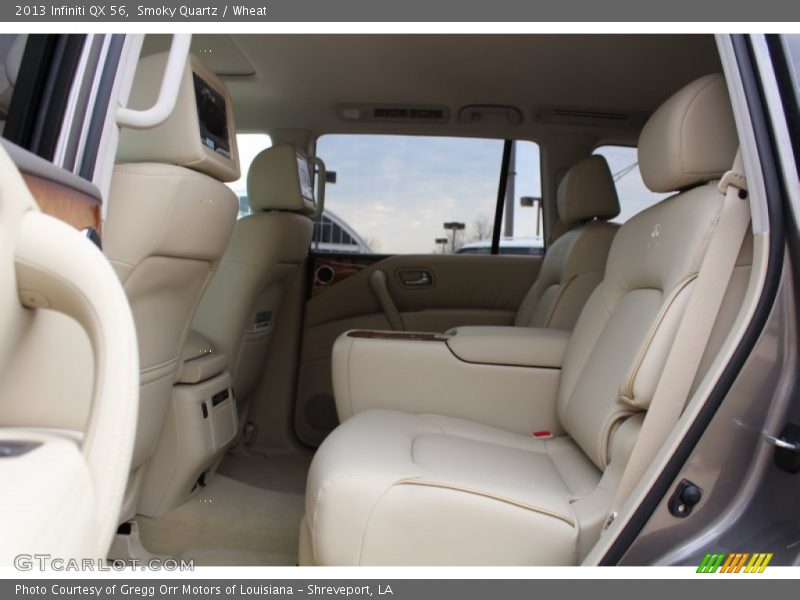 Rear Seat of 2013 QX 56
