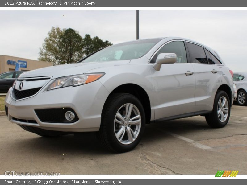 Silver Moon / Ebony 2013 Acura RDX Technology