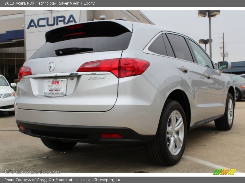 Silver Moon / Ebony 2013 Acura RDX Technology