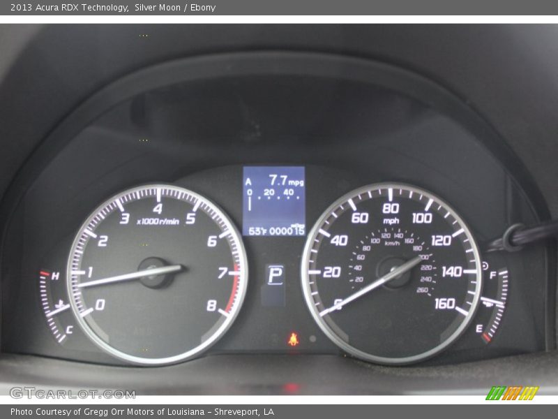Silver Moon / Ebony 2013 Acura RDX Technology