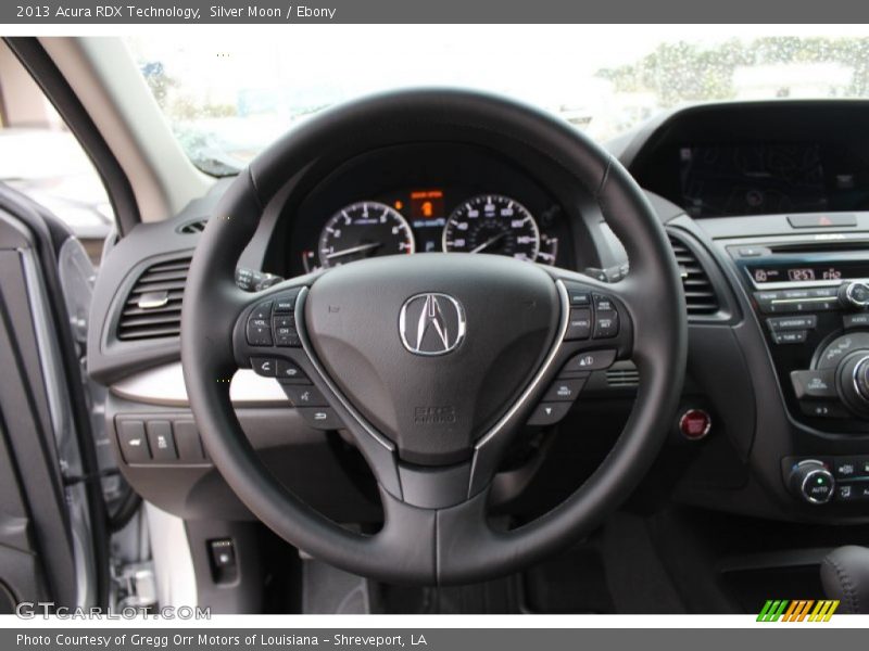 Silver Moon / Ebony 2013 Acura RDX Technology