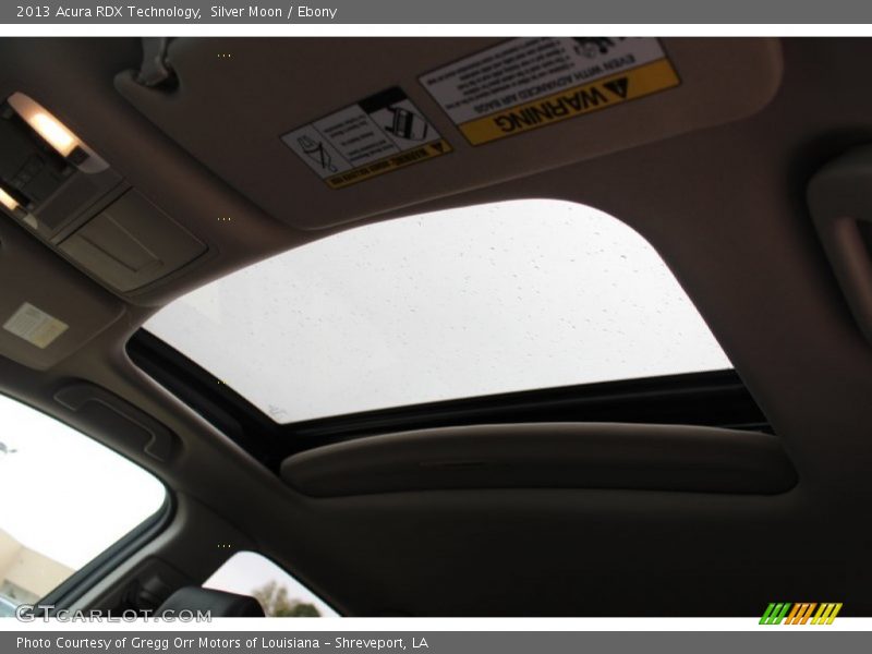 Silver Moon / Ebony 2013 Acura RDX Technology