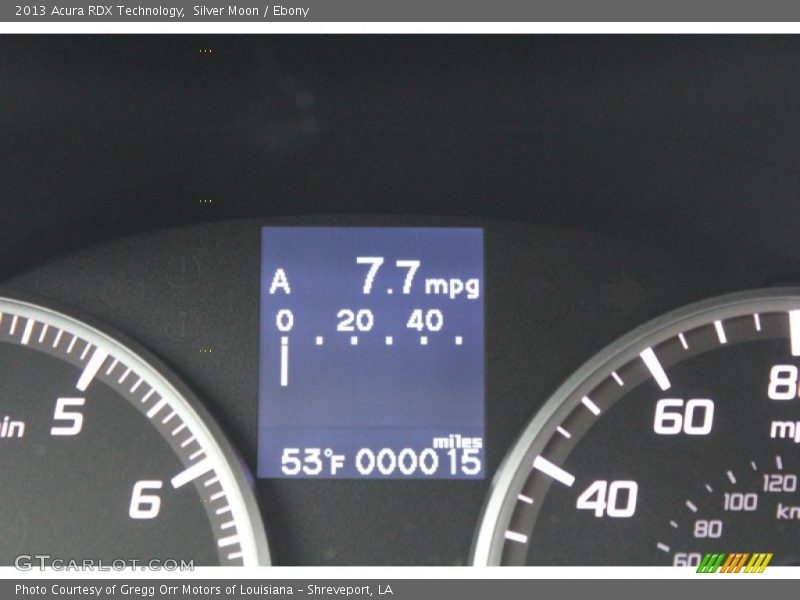 Silver Moon / Ebony 2013 Acura RDX Technology
