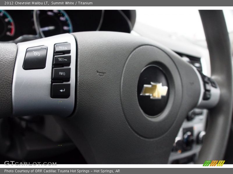 Summit White / Titanium 2012 Chevrolet Malibu LT
