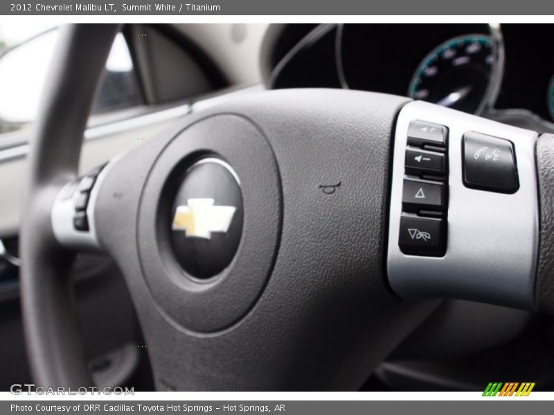 Summit White / Titanium 2012 Chevrolet Malibu LT