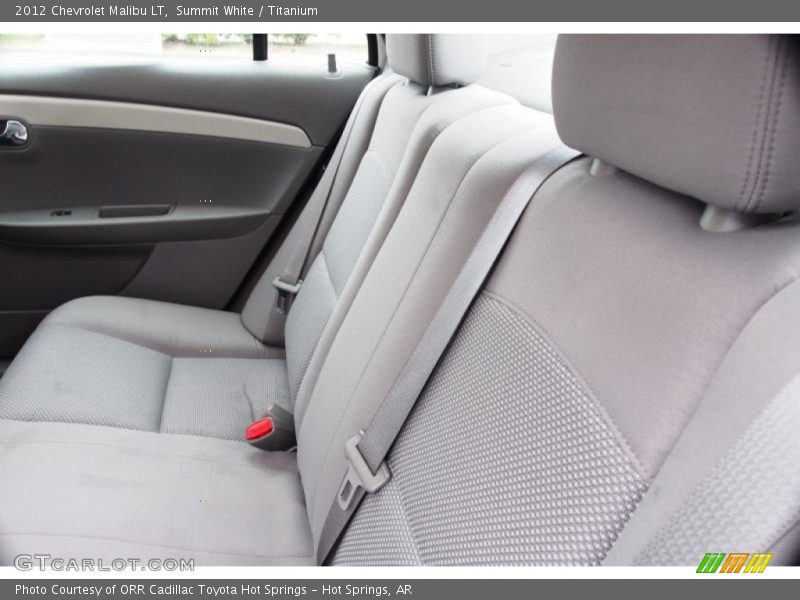 Summit White / Titanium 2012 Chevrolet Malibu LT
