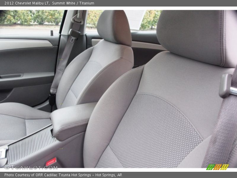 Summit White / Titanium 2012 Chevrolet Malibu LT