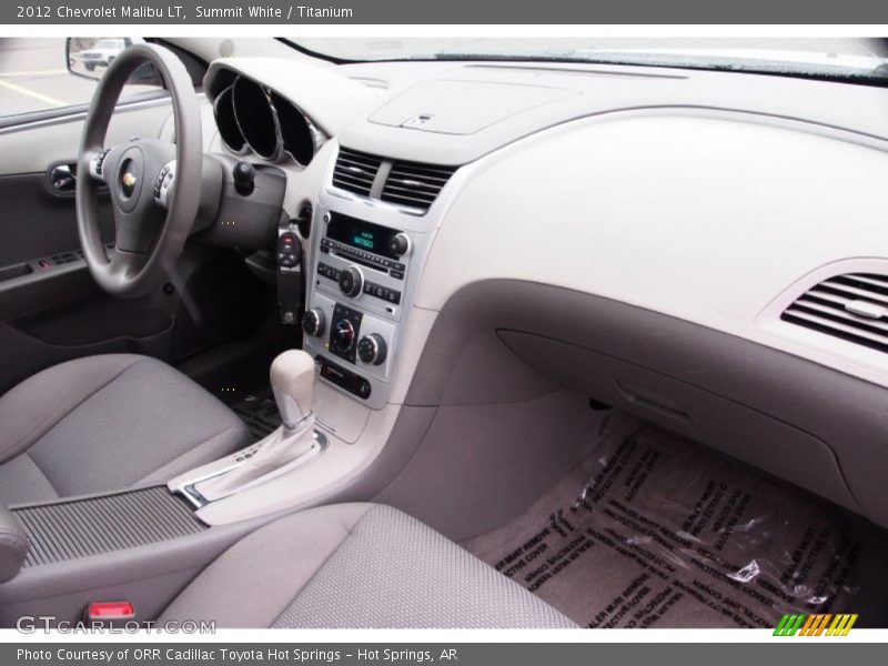 Summit White / Titanium 2012 Chevrolet Malibu LT