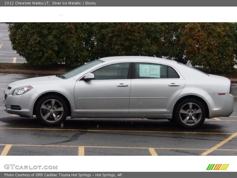 Silver Ice Metallic / Ebony 2012 Chevrolet Malibu LT