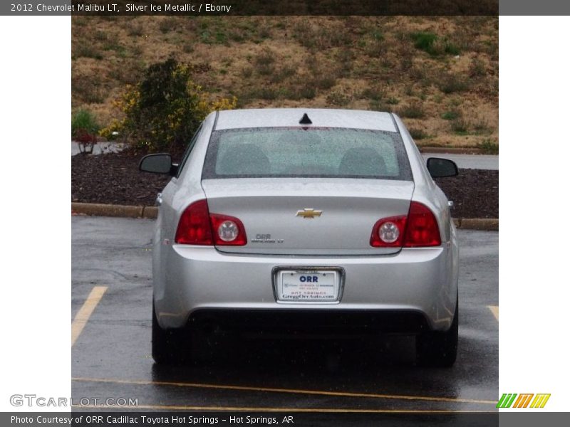Silver Ice Metallic / Ebony 2012 Chevrolet Malibu LT