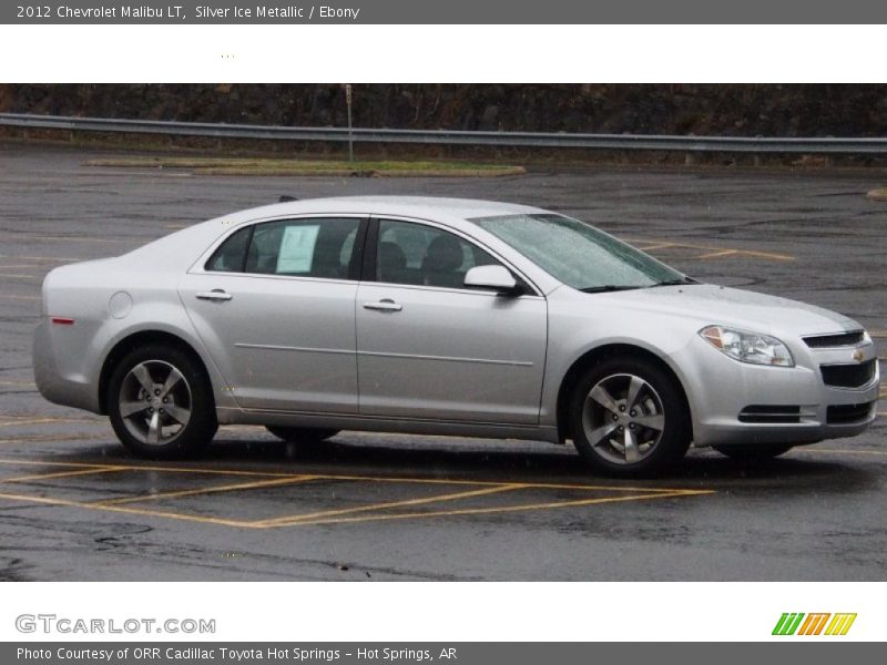 Silver Ice Metallic / Ebony 2012 Chevrolet Malibu LT