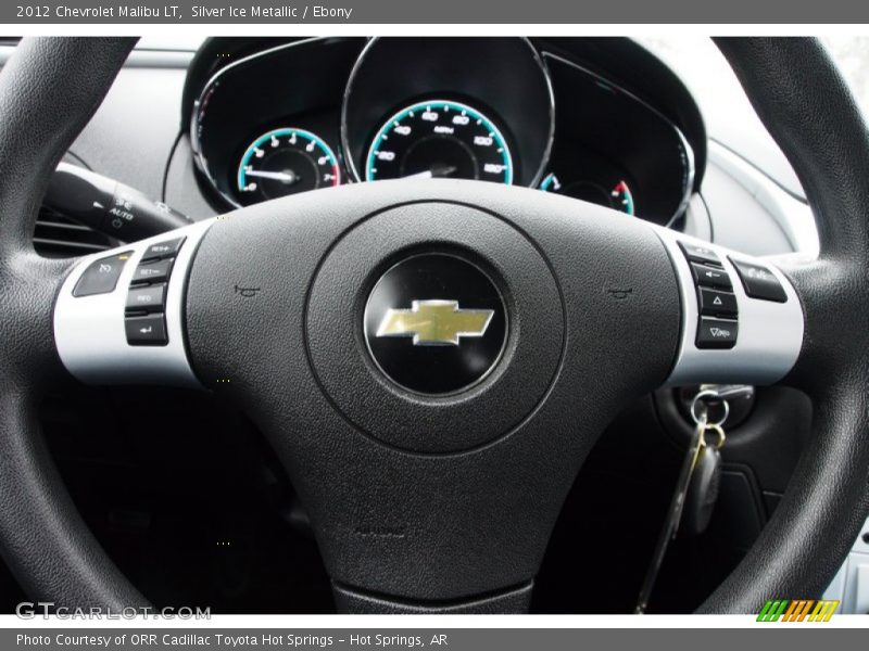 Silver Ice Metallic / Ebony 2012 Chevrolet Malibu LT