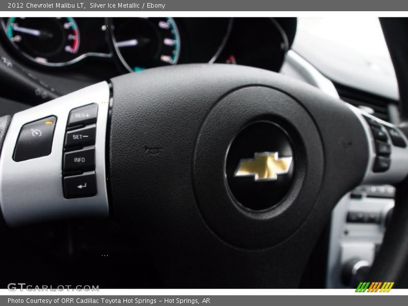 Silver Ice Metallic / Ebony 2012 Chevrolet Malibu LT