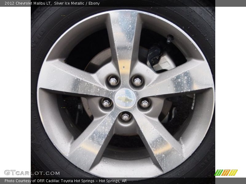 Silver Ice Metallic / Ebony 2012 Chevrolet Malibu LT
