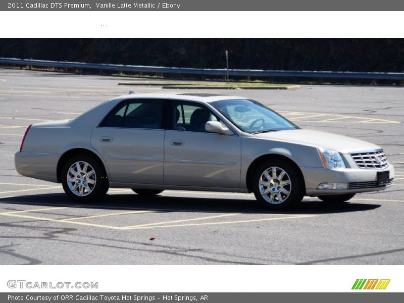 Vanille Latte Metallic / Ebony 2011 Cadillac DTS Premium