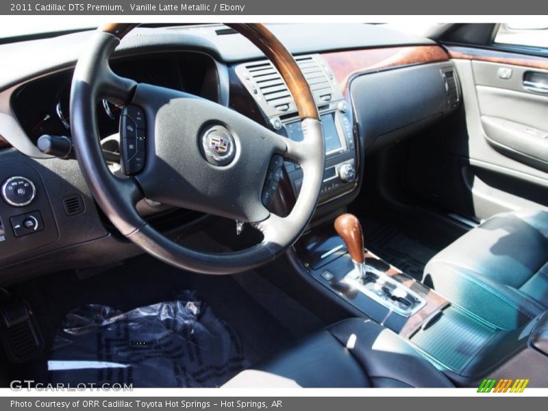 Vanille Latte Metallic / Ebony 2011 Cadillac DTS Premium