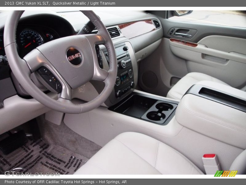  2013 Yukon XL SLT Light Titanium Interior