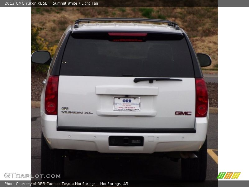 Summit White / Light Tan 2013 GMC Yukon XL SLT