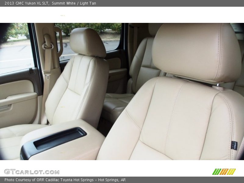 Summit White / Light Tan 2013 GMC Yukon XL SLT