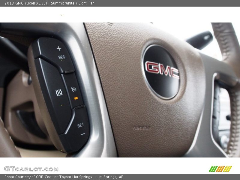 Summit White / Light Tan 2013 GMC Yukon XL SLT