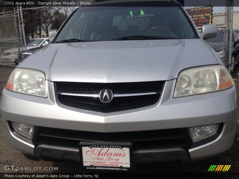 Starlight Silver Metallic / Ebony 2003 Acura MDX