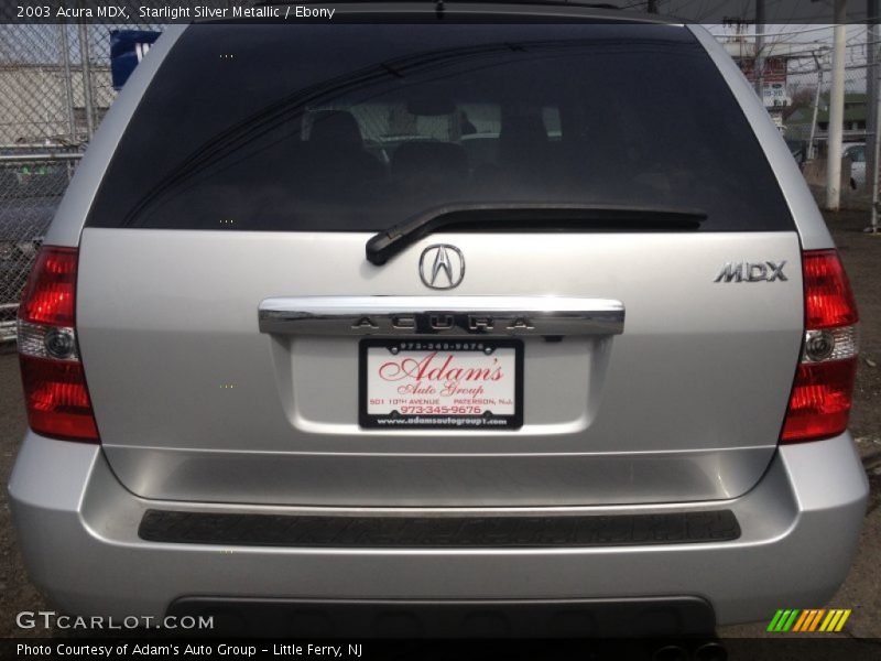 Starlight Silver Metallic / Ebony 2003 Acura MDX