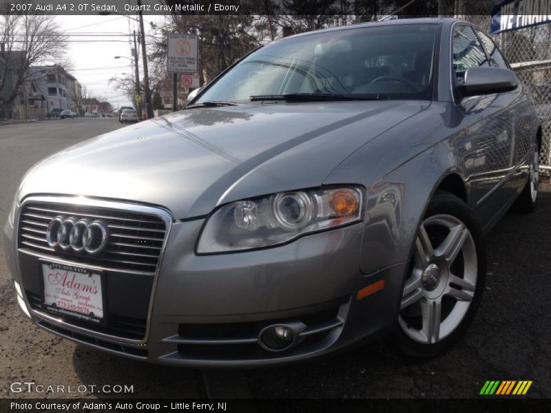 Quartz Gray Metallic / Ebony 2007 Audi A4 2.0T Sedan