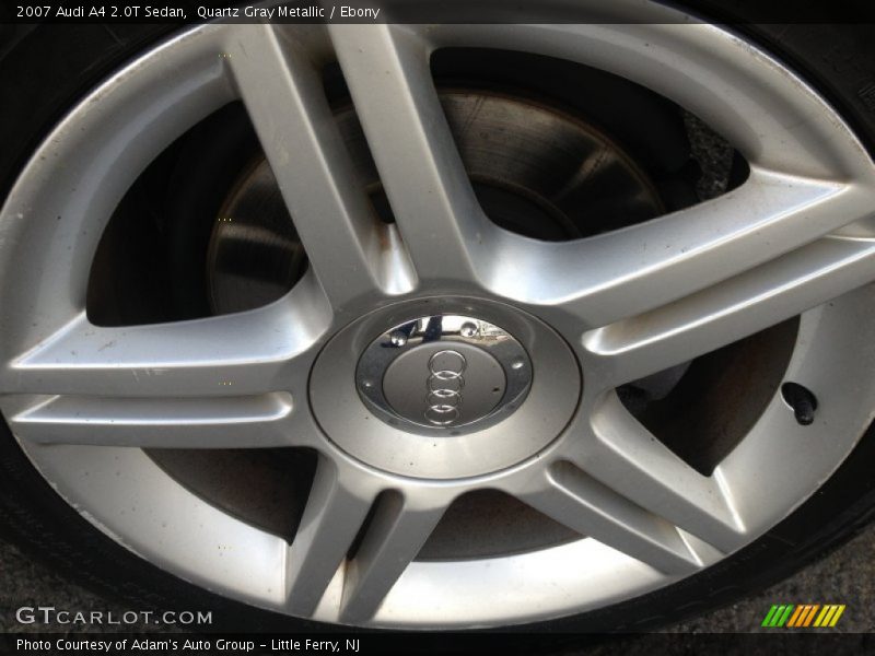 Quartz Gray Metallic / Ebony 2007 Audi A4 2.0T Sedan
