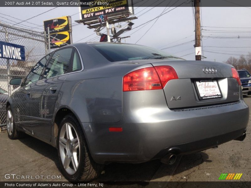 Quartz Gray Metallic / Ebony 2007 Audi A4 2.0T Sedan