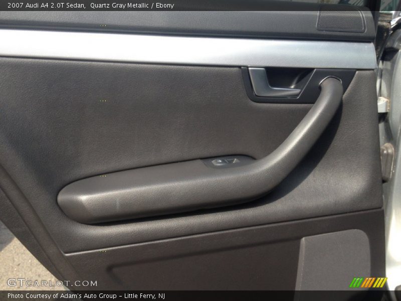Quartz Gray Metallic / Ebony 2007 Audi A4 2.0T Sedan