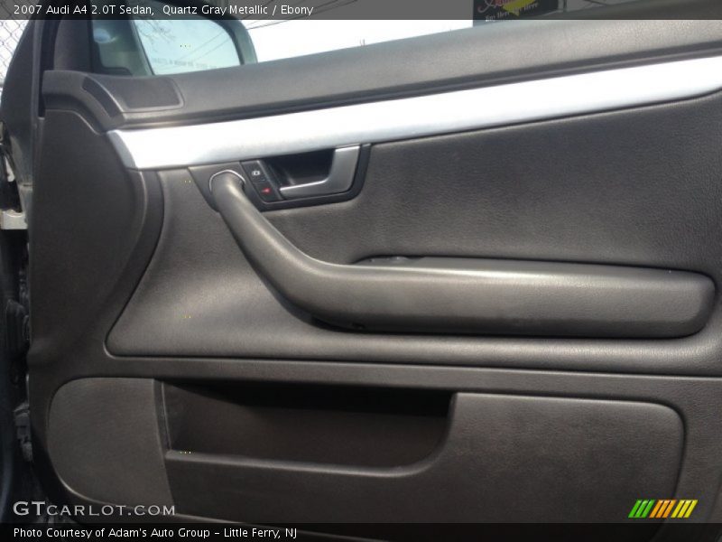 Quartz Gray Metallic / Ebony 2007 Audi A4 2.0T Sedan